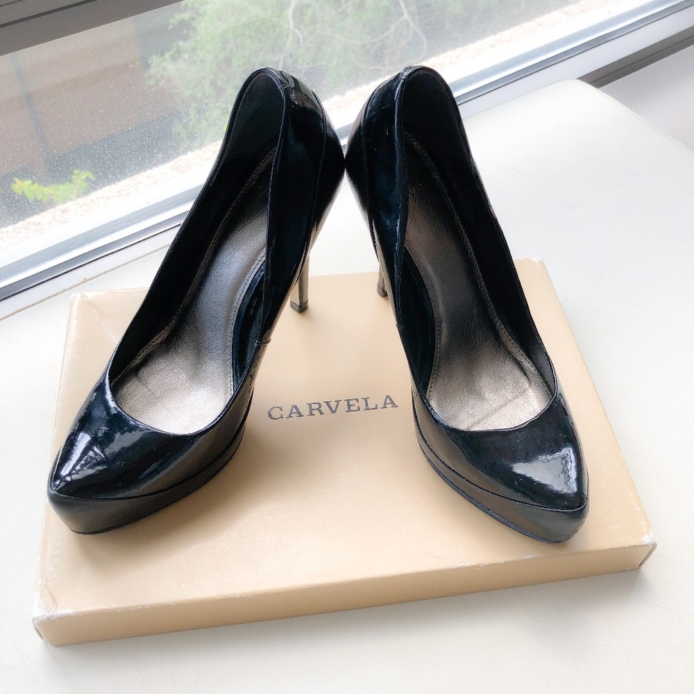 🌟Carvela Kurt Geiger Andy Patent Leather Courts